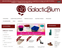 Tablet Screenshot of galacticblum.com
